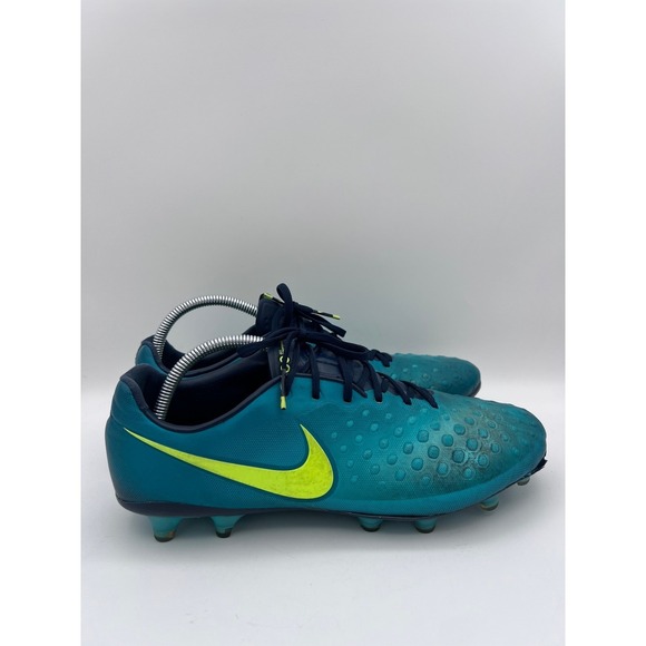 Nike Magista Opus II FG Soccer Cleats Rio Teal Volt 843813-375 Mens 11